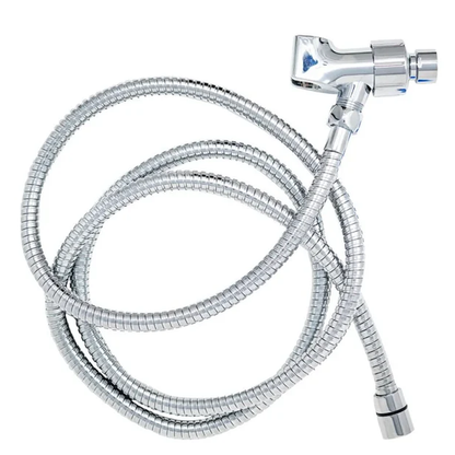 Wave Shower Hose & Shower Arm Mount Set Chrome