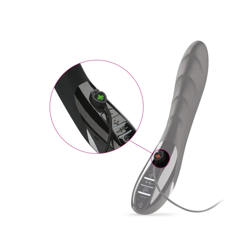 Mystim Sizzling Simon eStim Vibrator, Black Edition